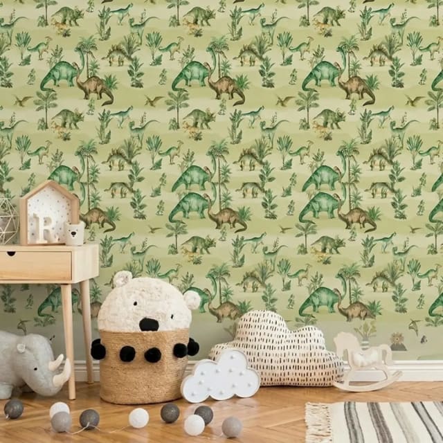 Green Jurassic Decor