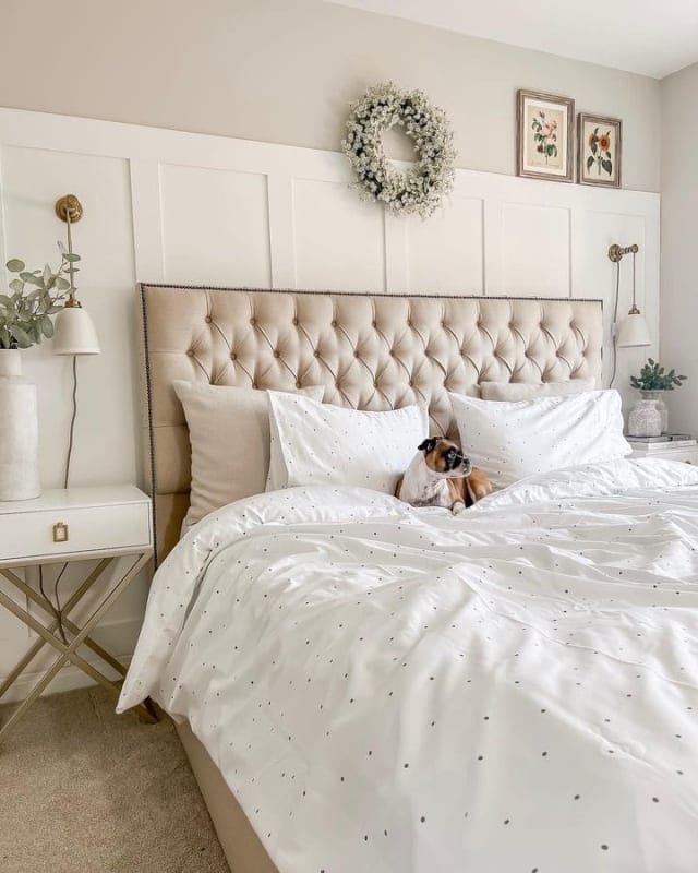 Tufted Upholstered Bed