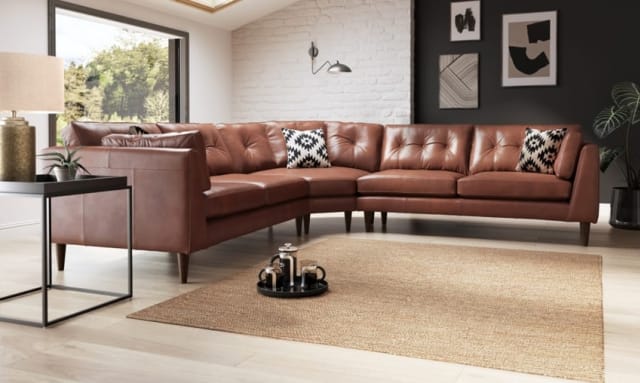 7 Seater Leather Sofa