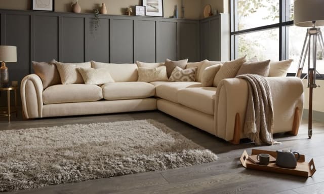 Beige 7 Seater Sofa
