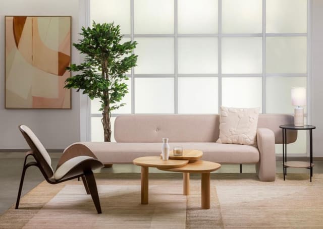 Coffee Table with Sections