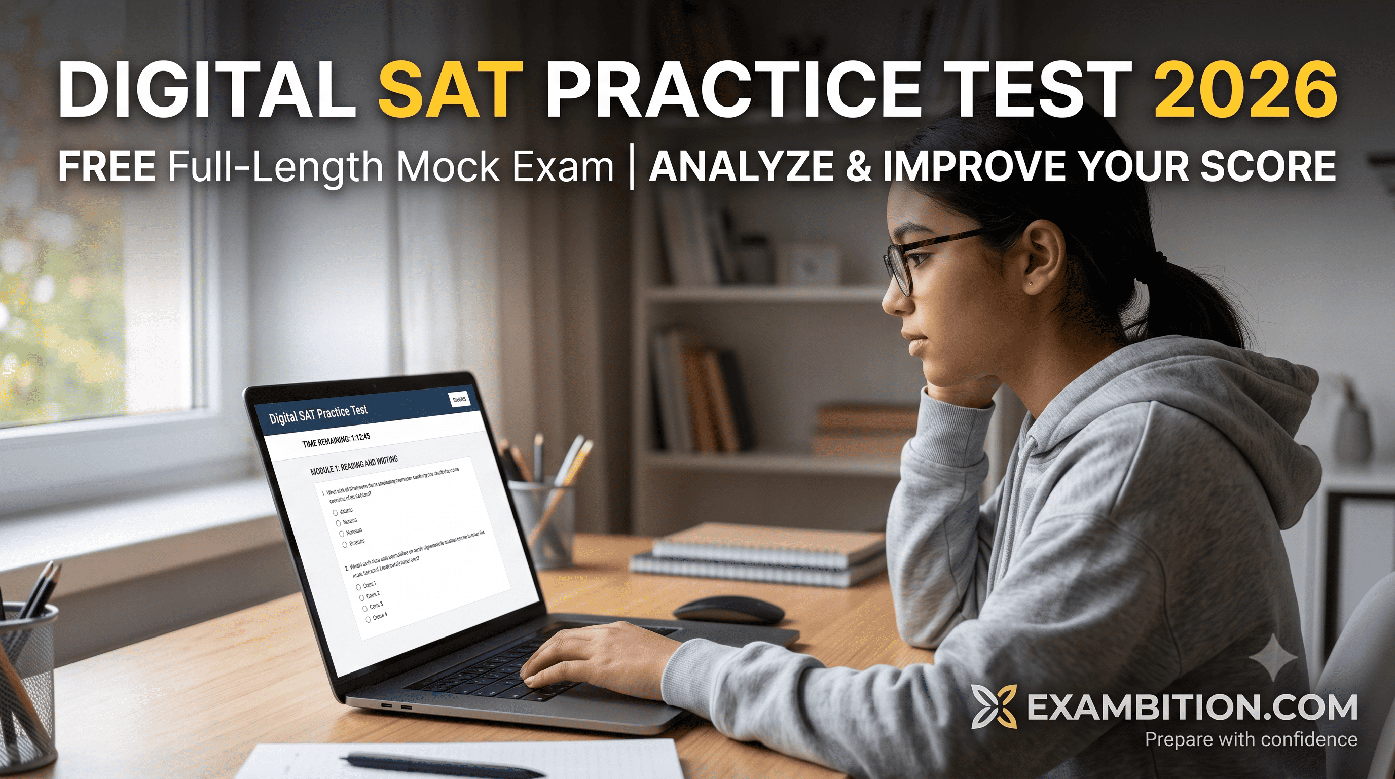 Digital SAT Practice Test 2026: Free Full-Length Mock Test