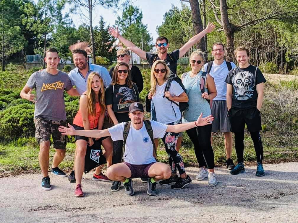 Travel group found at JoinMyTrip with people smiling into the camera while traveling.