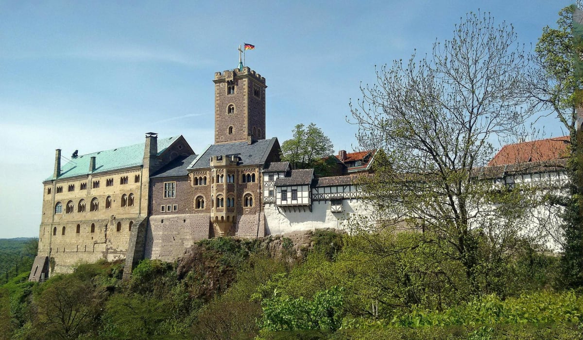 Die Wartburg in Eisenach in Thüringen