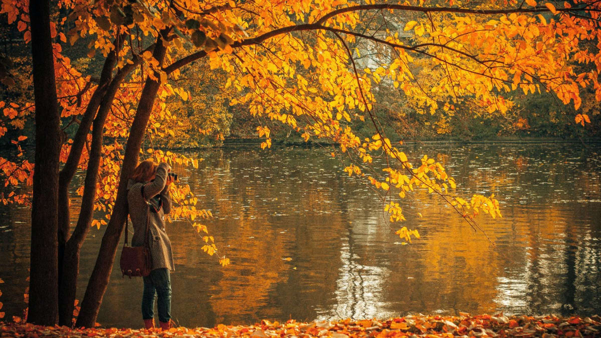 Indian Summer in New England. 