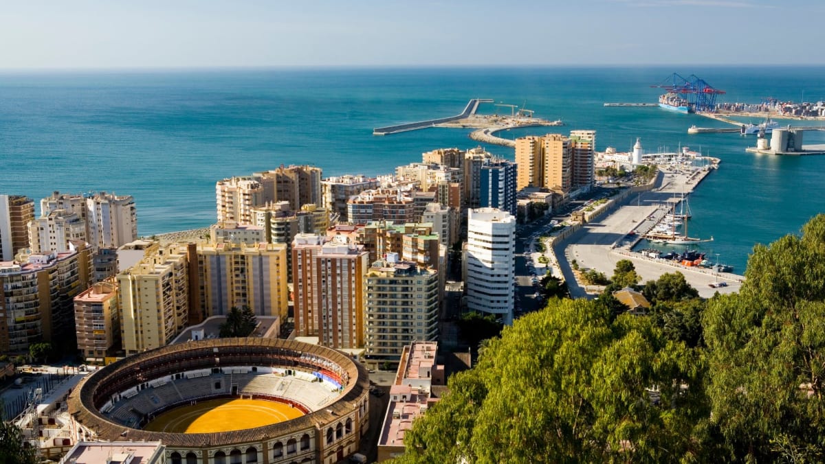 A view of Malaga 