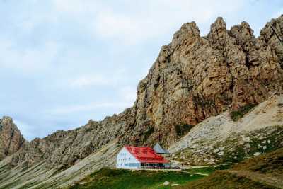 Italy - Jôf di Montasio - August Summer Dolomites Budget Hiking: Weekend Around Nature, Lakes, Mountains and Waterfalls