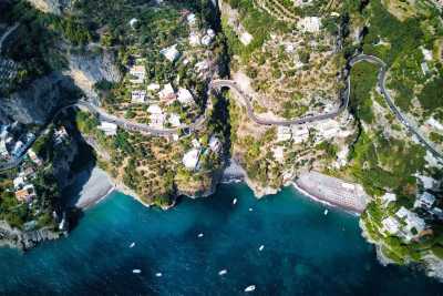Südeuropa - Positano - Motorcycle Adventure Tour - Balkans - Croatia - Montenegro - Albania - Italy - Sicily - Amalfi Coast