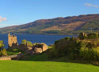 United Kingdom - Urquhart Castle - Scotland Highlands Wild Camping and Local B&Bs Girls' Trip