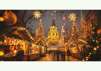 Hungary - Szent István tér - 🕯️ Romantischer Winter-Kurztrip: Weihnachtsmarkt-Zauber & Wellness🎄♨️ - 2