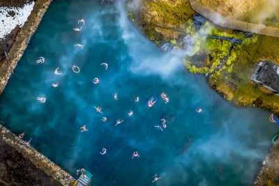 Island - Secret Lagoon - Chasing Ice Caves & Northern Lights: An Iceland Adventure ❄️🌌✨