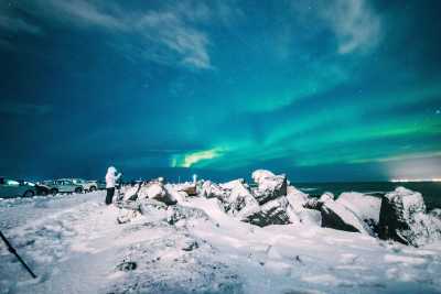 Island - Reykjavík - Northern Lights in Iceland