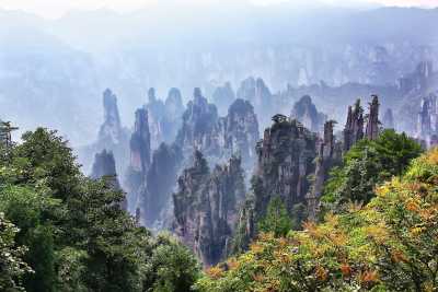 China - Zhangjiajie National Forest Park - China Discovery: Great Wall, Chongqing’s 8D Magic City & Avatar Mountains 🚠🏩 - 1