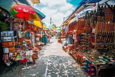 Indonesia - Ubud market South entrance - 7 Days in Bali: Work Remotely, Reconnect Deeply, and Experience the Soul of Ubud (Private Bedroom)
