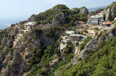 Greece - Ιερά Σκήτη Μικρής Αγίας Άννας - Griechenland Hotel & Adventure Motorboot Inselhooping - 1