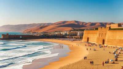 Morocco - Plage d'Essaouira - 🇲🇦 An Introduction to Morocco: Six Nights From the Tranquil Riads of Marrakech to Essaouira's Salt-Kissed Air (PRIVATE ROOMS) 🍵
