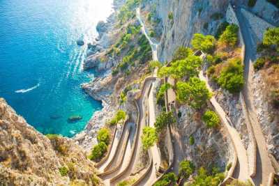 Südeuropa - Praiano - Motorcycle Adventure Tour - Balkans - Croatia - Montenegro - Albania - Italy - Sicily - Amalfi Coast