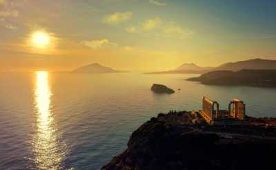 Griechenland - Sunset at Cape Sounio - Athens city break : Car Rental, Acropolis, Cape Sounio and Delphi 🏛️ - 1