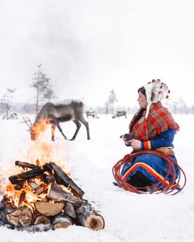 Norwegen - Tromsø - 2026 Tromsø Winter Expedition: Ice Floating in Arctic Lakes 🧊 Whale Spotting 🐋 Reindeers & Huskies 🦌🛷 Northern Lights 🌌✨ Fjords 🏔️ - 5