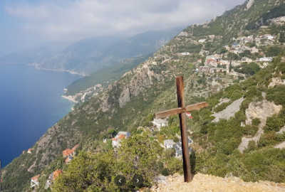 Greece - Ιερά Σκήτη Μικρής Αγίας Άννας - Griechenland Hotel & Adventure Motorboot Inselhooping - 2