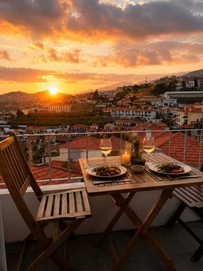Portugal - Funchal - Modern, Spacious & Beautiful Coliving Villa in prime location - Funchal, Madeira | Adventure, Nature and Fun on the Dream Island of Madeira 🌴 | Large Private Suite with Sea View Balcony - 9