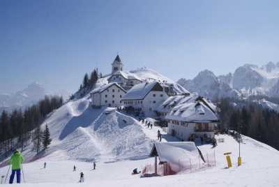 Italy - Monte lussari - WINTER Dolomites Budget Hiking: Weekend Around Nature, Lakes, and Mountains