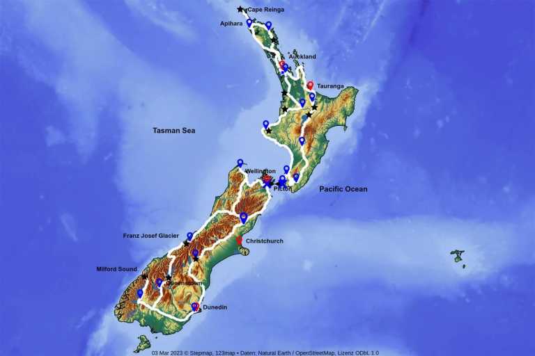 New Zealand - Sky Tower - Guided Motorcycle New Zealand Adventure Trip - 2