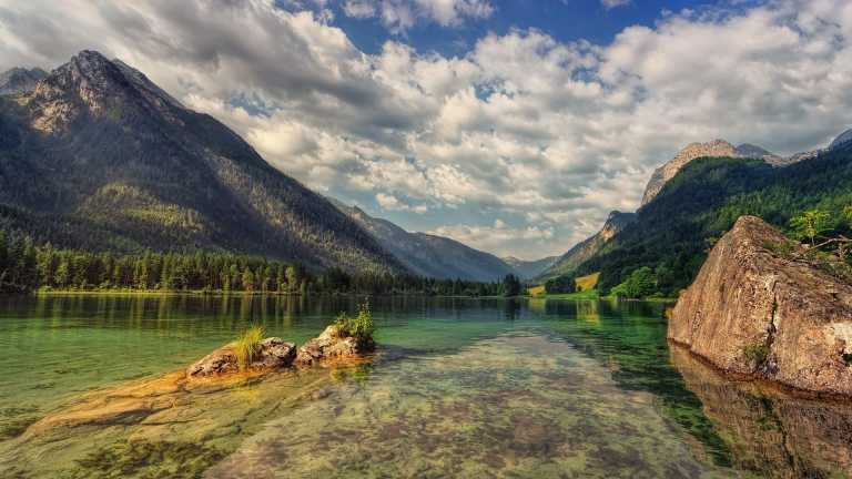Italy - Lago Dimon - Summer Dolomites Budget Hiking: Weekend Around Nature, Lakes, Mountains and Waterfalls