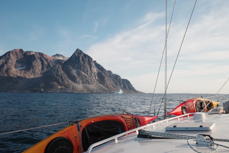Foggy conditions in Lofoten archipelago