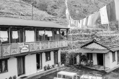 Nepal - tikhedhunga restaurat - Annapurna Base Camp Trek in Nepal: Embark on a Breathtaking Journey