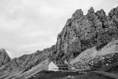 Italy - Jôf di Montasio - August Summer Dolomites Budget Hiking: Weekend Around Nature, Lakes, Mountains and Waterfalls