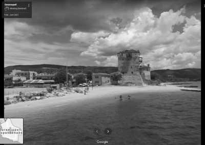 Griechenland - Byzantine Tower of Prosphorion - Griechenland Hotel & Adventure Motorboot Inselhooping