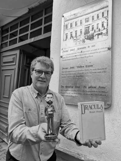 Rumänien - Bistrița - Transylvania with Bram Stoker's great-grandnephew, Dacre Stoker - 7