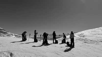 Switzerland - Tschärmilonga - Snowshoeing to an alpine hut - off the beaten tracks - 12