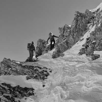Switzerland - Tschärmilonga - Snowshoeing to an alpine hut - off the beaten tracks - 21