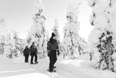 Finnland - Ounasvaara Ski Oy - Explore snowy Finland before Christmas - Northern Lights, Santa Claus Village and Snowmobile Adventure - 2