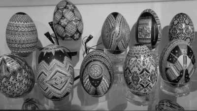 Rumänien - Painted Eggs Museum Lucia Condrea - Romania - 17 Days Trip Transilvania - Bucovina - Maramures - Bucharest