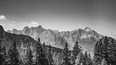 Europe - Monte lussari - Hiking in northern Italy. Weekend around nature: lakes, mountains, waterfalls