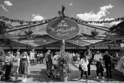 Germany - Die Almhütte Royal - FULL! The Stuttgart version of Oktoberfest: Beer Festival 🍻 Cannstatter Wasen 🍺 - 2
