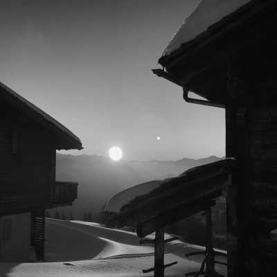 Switzerland - Tschärmilonga - Snowshoeing to an alpine hut - off the beaten tracks - 1