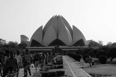 India - Lotus Temple - A bit of Golden Triangle and The Land of Love and Devotion : New Delhi, Agra and Vrindavan - 1