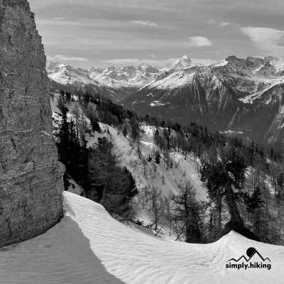 Switzerland - Tschärmilonga - Snowshoeing to an alpine hut - off the beaten tracks - 13