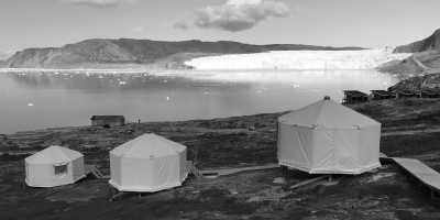 Greenland - Glacier Lodge Eqi - Experience the midnight sun on a Greenland Adventure Expedition:Lets Explore by Boat, on Land and in the Air! See a Giant Melting Glacier, Blue UNESCO Icebergs and More - 1