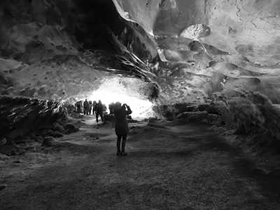Iceland - Tröll Expeditions Crystal Blue Ice Cave - Best of ICELAND in Winter: Northern Lights, Golden Circle, Lights and Food Festivals!!!