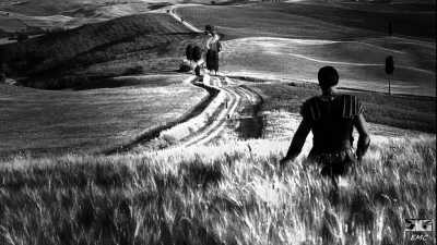Italien - Val d'Orcia Scenic Spot - Walk in the wheat fields as in "Gladiator" movie! Roadtrip in Florence & Val d'Orcia, Italy with wine tasting - 2