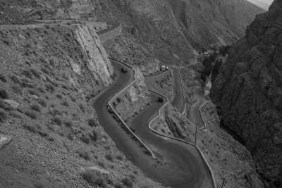 Morocco - Dadestal - Marokko, algerische Grenze - Am Oued Draa entlang Richtung Atlantik mit eigenem Motorrad