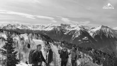 Switzerland - Tschärmilonga - Snowshoeing to an alpine hut - off the beaten tracks - 11