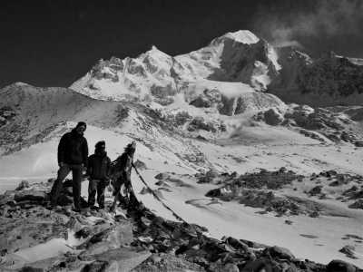 Nepal - Bhimtang Lake viewpoint - Manaslu Circuit Trek - With Subash Gurung