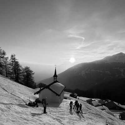 Switzerland - Tschärmilonga - Snowshoeing to an alpine hut - off the beaten tracks - 6