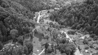 Rumänien - Bran Castle - Transylvania with Bram Stoker's great-grandnephew, Dacre Stoker - 1
